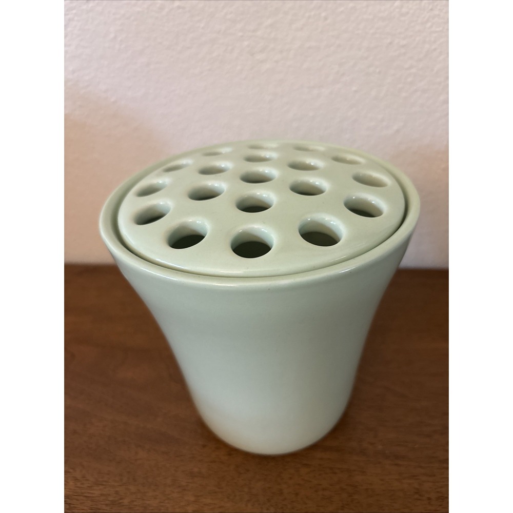 Southern Living Arrange It Easy Ceramic Vase With Flower Frog Table Top Decor